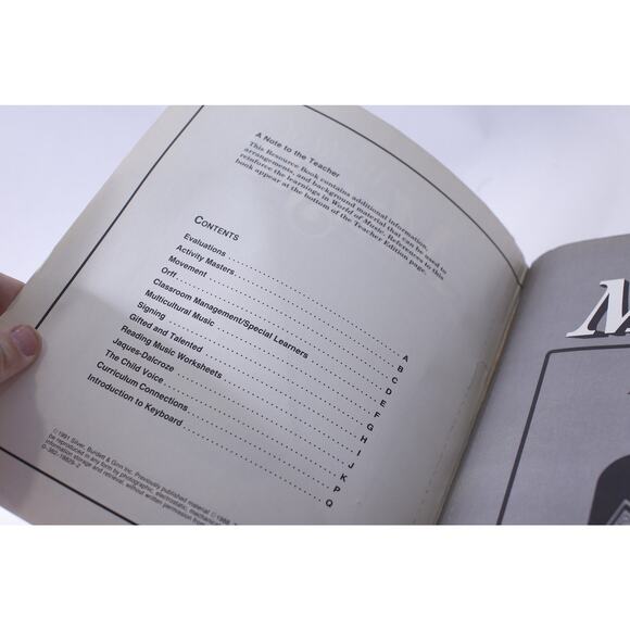 World of Music, Resource Book, 1991, Silver Burdett & Ginn, Learning, Sheet - Picture 7 of 7